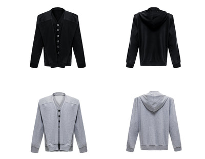 Cardigan Acolchado Oversized con Capucha y Efecto Dos Piezas - Image 15