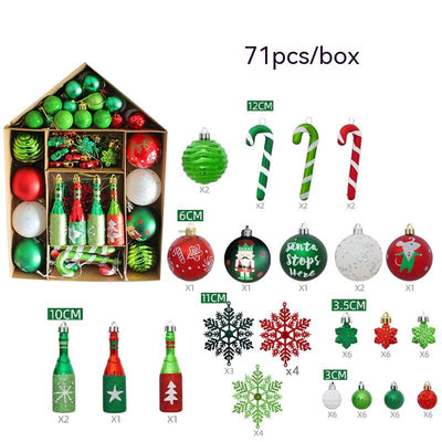 Set de Esferas Navideñas Coloridas para Árbol de Navidad - Image 6