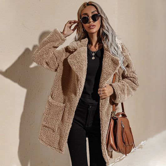 Abrigo de Mujer en Pelaje Sintético Suave - Estilo Casual Elegante - Image 10