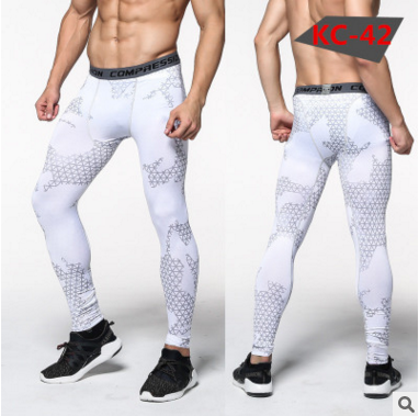 Pantalones de Compresión Camuflaje para Hombre - Leggings Deportivos Ajustados - Image 6