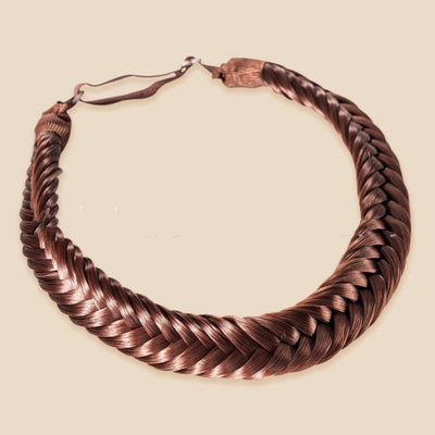 Diadema Trenzada Dos Hebras - Accesorio de Moda Versátil - Image 4
