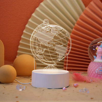 Lámpara LED Creativa para Mesita de Noche con Control Táctil - Image 4