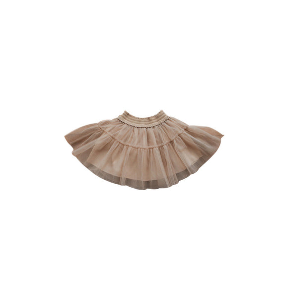 Falda Corta Infantil Coreana de Malla Transpirable