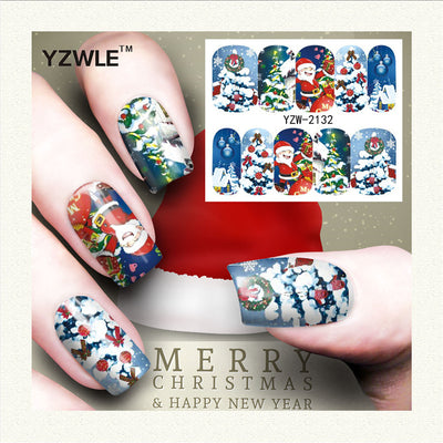 Stickers de Uñas Navideños: Reno, Copo de Nieve y Muñeco de Nieve - Image 4