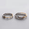 Original Design Next Stop Happy Couple Ring Plateado Couple ring