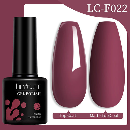Set de Pegamento para Uñas con Brillo de Color Sólido - Image 57