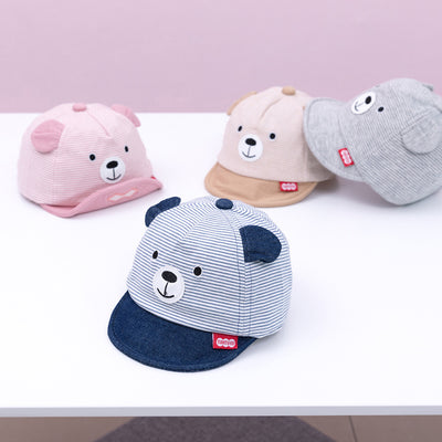 Gorro de Algodón Infantil con Diseños Animados para Bebés
