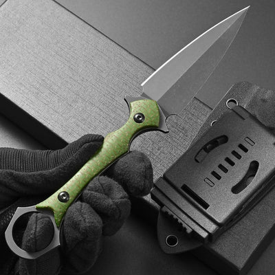 Cuchillo de Supervivencia D2 con Mango G10 para Camping y Aventura - Image 23