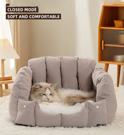 Cama Arqueada Desmontable para Gatos y Perros - Nido Cálido y Envolvente - Image 14