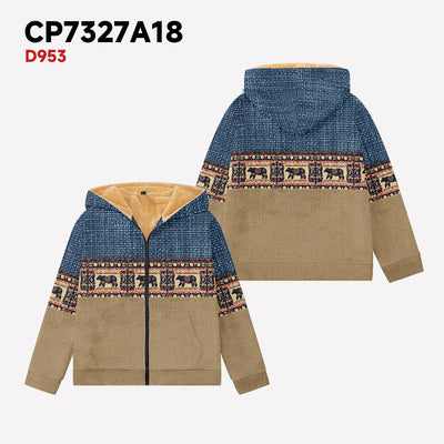 Sudadera Térmica con Capucha y Cierre Frontal para Invierno - Image 7