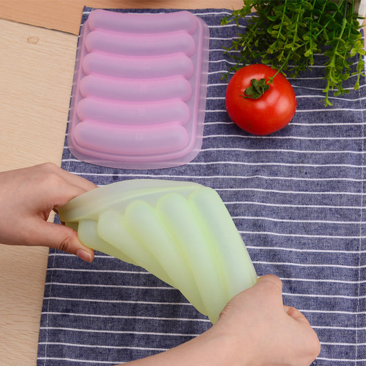 Molde de Silicona para Jamón y Salchichas con Tapa - Herramienta DIY para Cocina al Vapor - Image 10