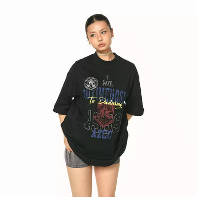 Playera Bordada con Letras Sueltas Estilo Street - Image 11
