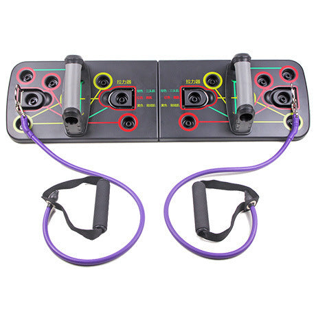 Tabla de Flexiones Plegable Multifuncional con Bandas de Resistencia - Image 7