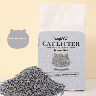 Arenilla para Gatos de Tofu Natural 6L - Té Verde y Plantas - Image 8