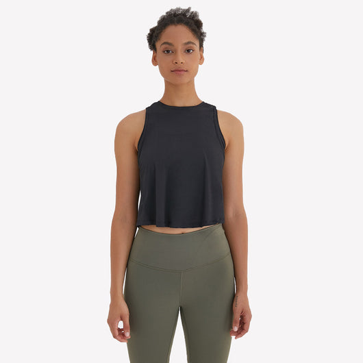 Blusa Deportiva Yoga Suelta sin Mangas - Top Versátil para Entrenamientos - Image 4
