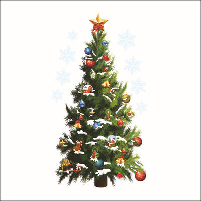 Vinilo Decorativo Navideño 3D - Árbol, Estrellas y Copos de Nieve Removible - Image 9