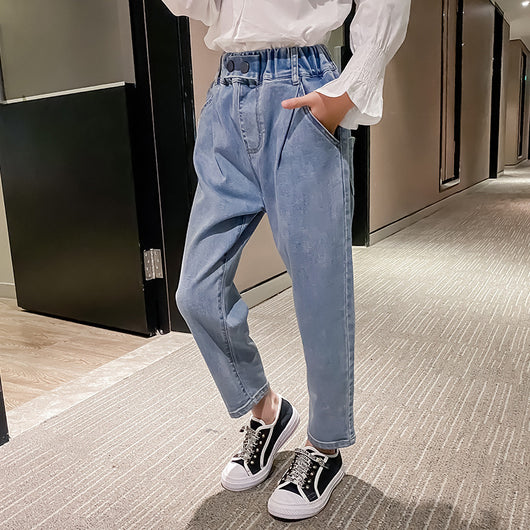 Jeans Stileto Slim Fit de Dos Botones para Niñas - Image 13