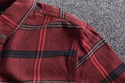 Camisa de Trabajo Moderna con Bolsillos Funcionales - Image 9