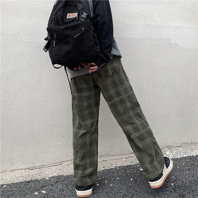 Pantalones de Pana Holgados Estilo Urbano Americano para Hombre - Image 4
