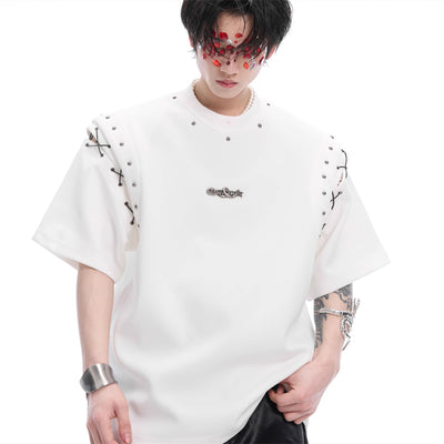 Blusa Deconstruida con Encaje y Recortes - Image 16