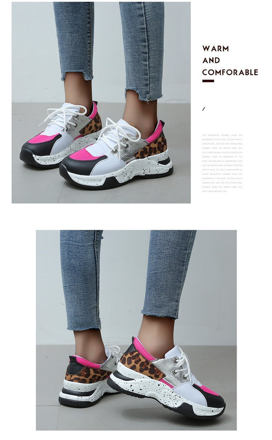 Zapatillas Deportivas Estampado Leopardo Mujer - Comodidad y Estilo - Image 25