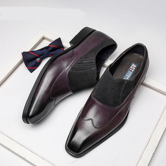 Zapatos de Cuero para Hombre Elegancia Ejecutiva Punta Fina - Image 9