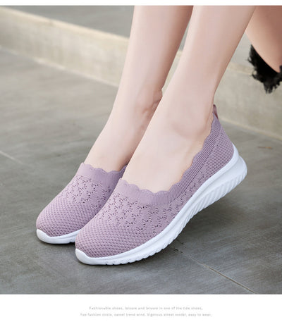 Zapatos Deportivos Tejidos Voladores Talla Grande para Mujer - Image 30