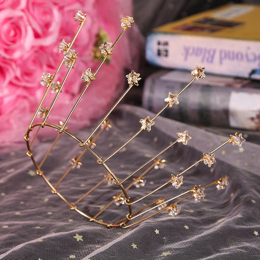 Corona de Novia Artesanal con Estrellas para Boda - Image 2
