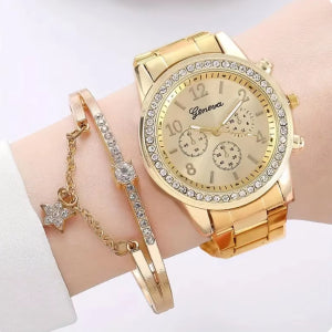 Reloj para Hombre Geneva Diamond con Movimiento de Tres Ojos - Cuarzo Aleación - Image 8
