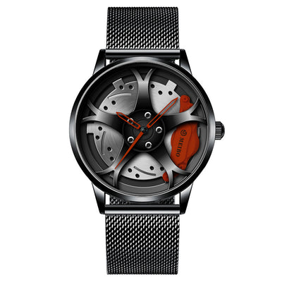 Reloj de Cuarzo Diseño Rueda Hub - Tendencia Coreana - Image 10