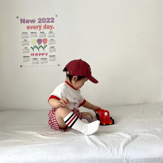 Conjunto Infantil Helado a Cuadros - Playera Manga Corta - Image 18