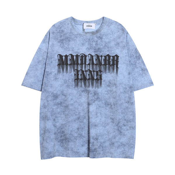Playera Tie-Dye Suelta para Hombre - Estilo Urbano Casual
