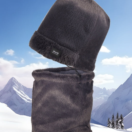 Conjunto Abrigador de Gorro y Bufanda para Otoño e Invierno - Image 11