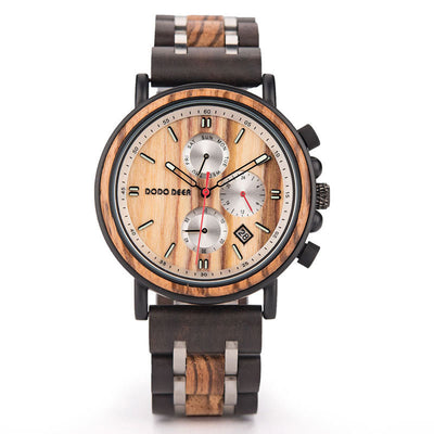 Reloj de Madera Multifuncional para Hombre - Image 10