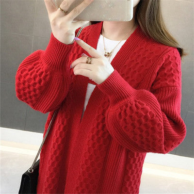 Cardigan de Punto Holgado para Mujer - Image 6