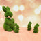 Conejito de Pascua de Musgo Natural - Decoración Escritorio Sala de Estar
