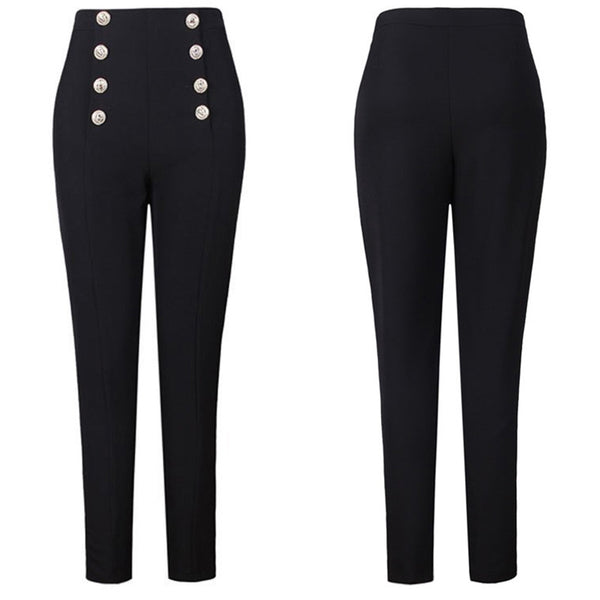 Pantalones de Doble Botonadura