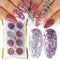 Set de 8 Cajas de Polvo Glitter para Diseño de Uñas