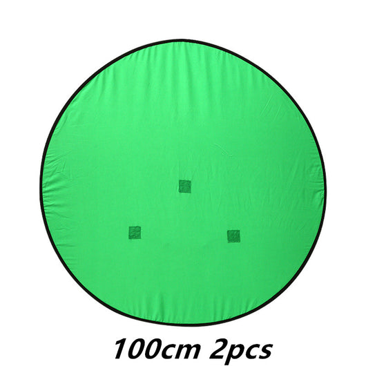 Reflector Circular Plegable con Fondo de Pantalla Verde para Fotografía en Vivo - Image 10