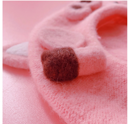 Boina Rosa Adorable para Niñas y Adultos - Image 4