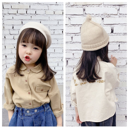 Blusa Infantil Estilo Coreano con Bordados para Otoño - Image 13