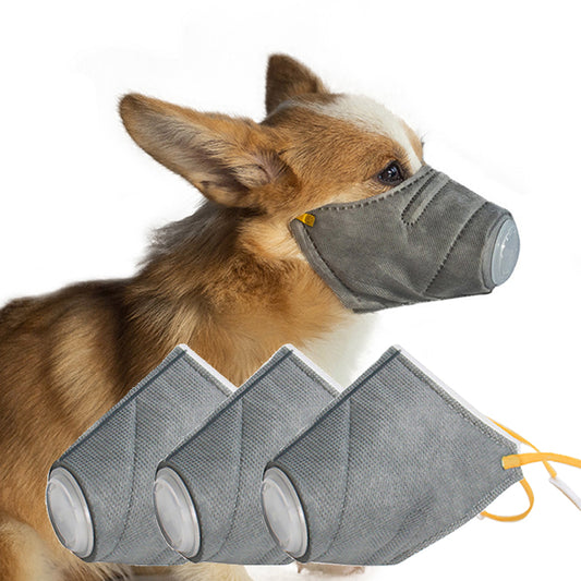 Mascarilla Respiratoria Anti-Polvo y Contaminación para Perros con Filtro PM2.5