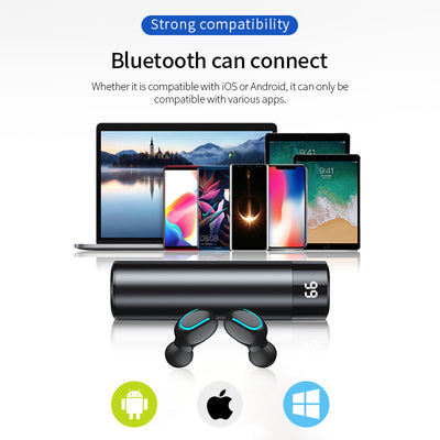 Audífonos Bluetooth Deportivos TWS Q67 - Doble Oído - Image 3