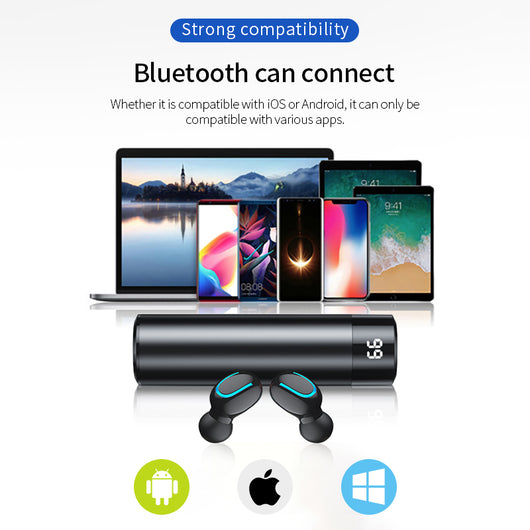 Audífonos Bluetooth Deportivos TWS Q67 - Doble Oído - Image 3