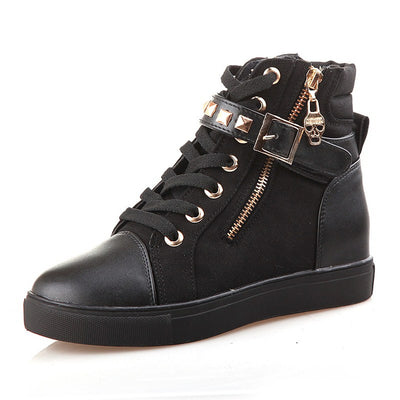 Zapatillas Altas de Lona para Mujer - Cómodas y Versátiles - Image 3