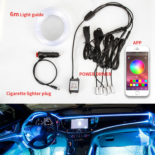 Luz de Ambiente para Auto con Control de Voz 5 en 1 - Image 6