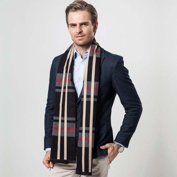 Camisa Casual de Rayas Verticales con Cuello Clásico