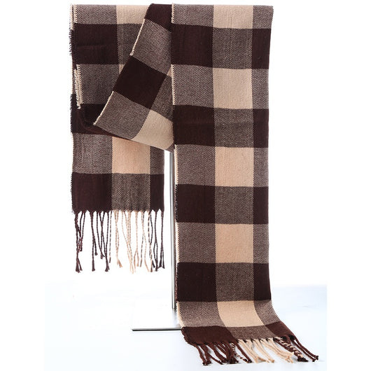 Pañoleta de Cachemira Escocesa para Mujer - Abrigo Elegante y Cálido - Image 21