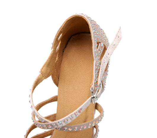 Zapatos de Baile Latino Diamond para Mujer - Suela Suave y Flexible - Image 5