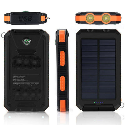 Batería Solar Portátil 20000mAh Resistente al Agua con Brújula - Image 6